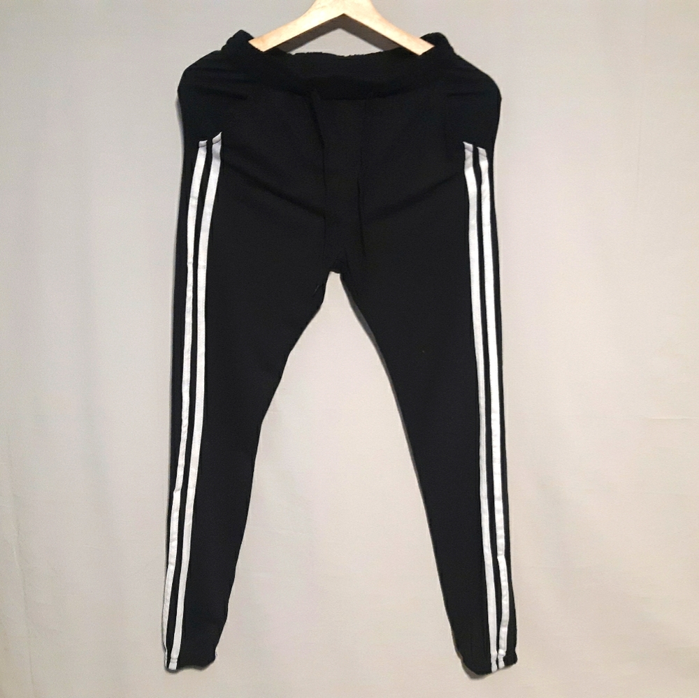 H2Gear | Side striped black joggers